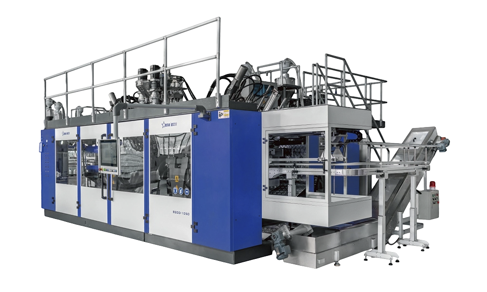500-ml-Flaschenblasmaschine mit geneigtem Hals